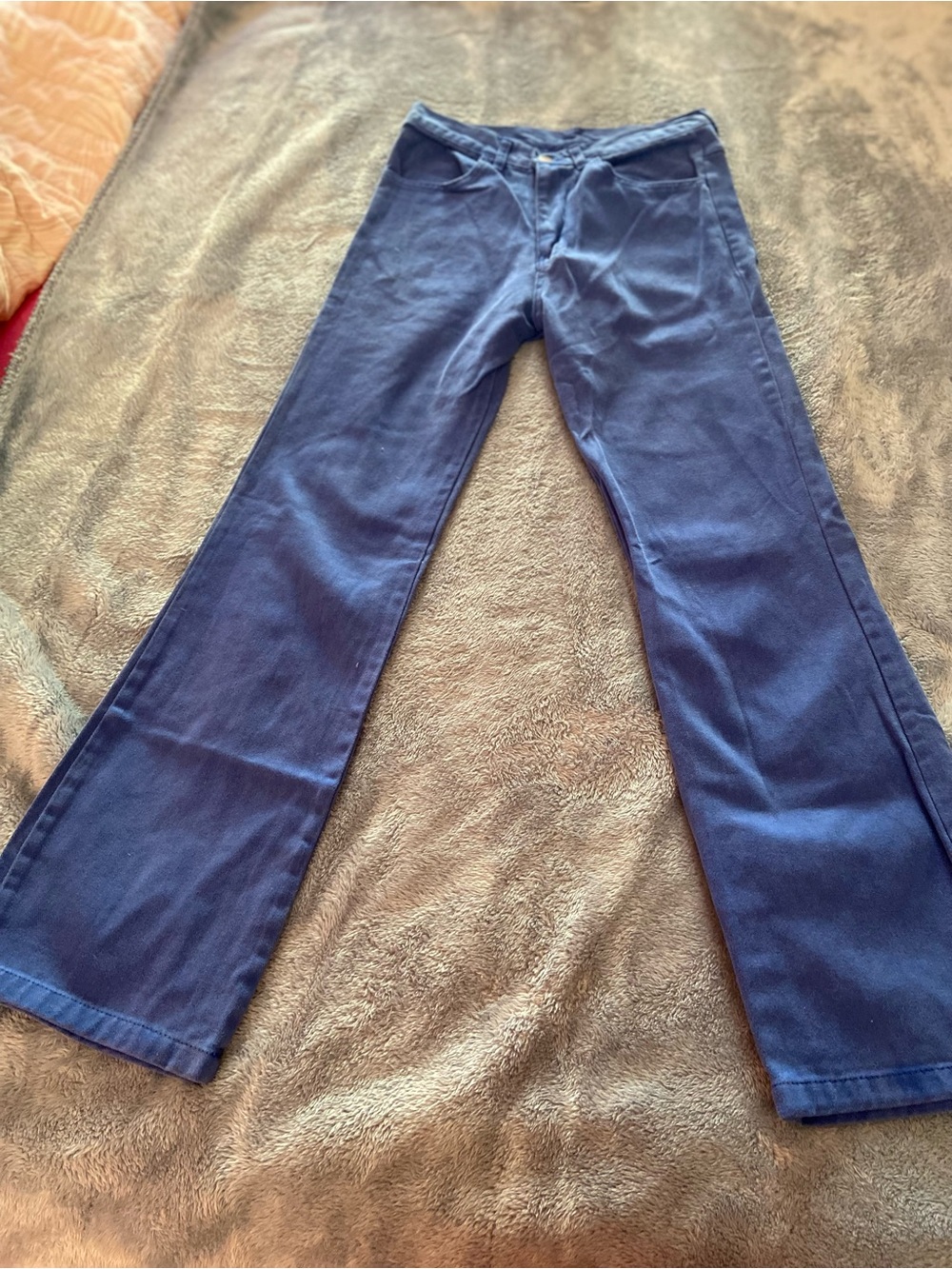 VINTAGE X GIRL Navy Blue Boot-Cut Jeans
